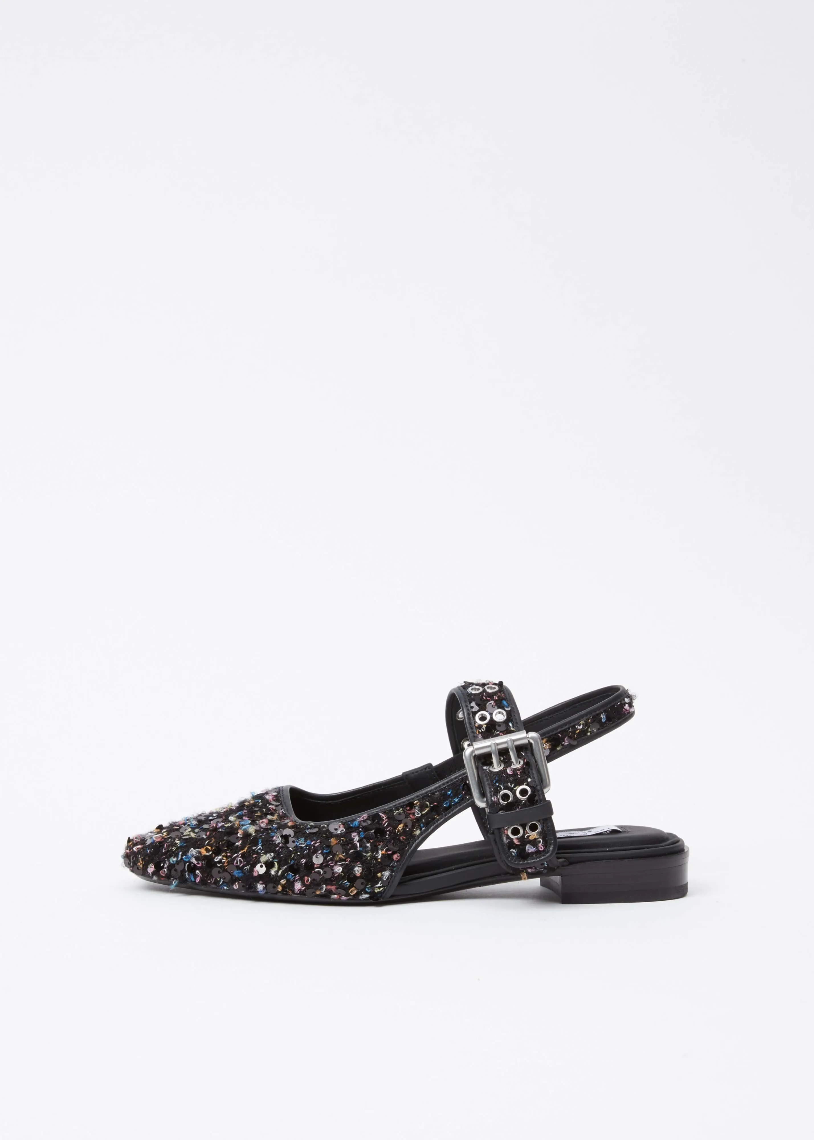 Rag & Bone - Astra Sequin slingback shoe Boucle