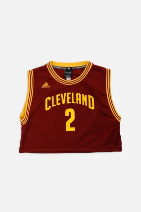 Rework Cleveland Cavaliers NBA Crop Jersey - L