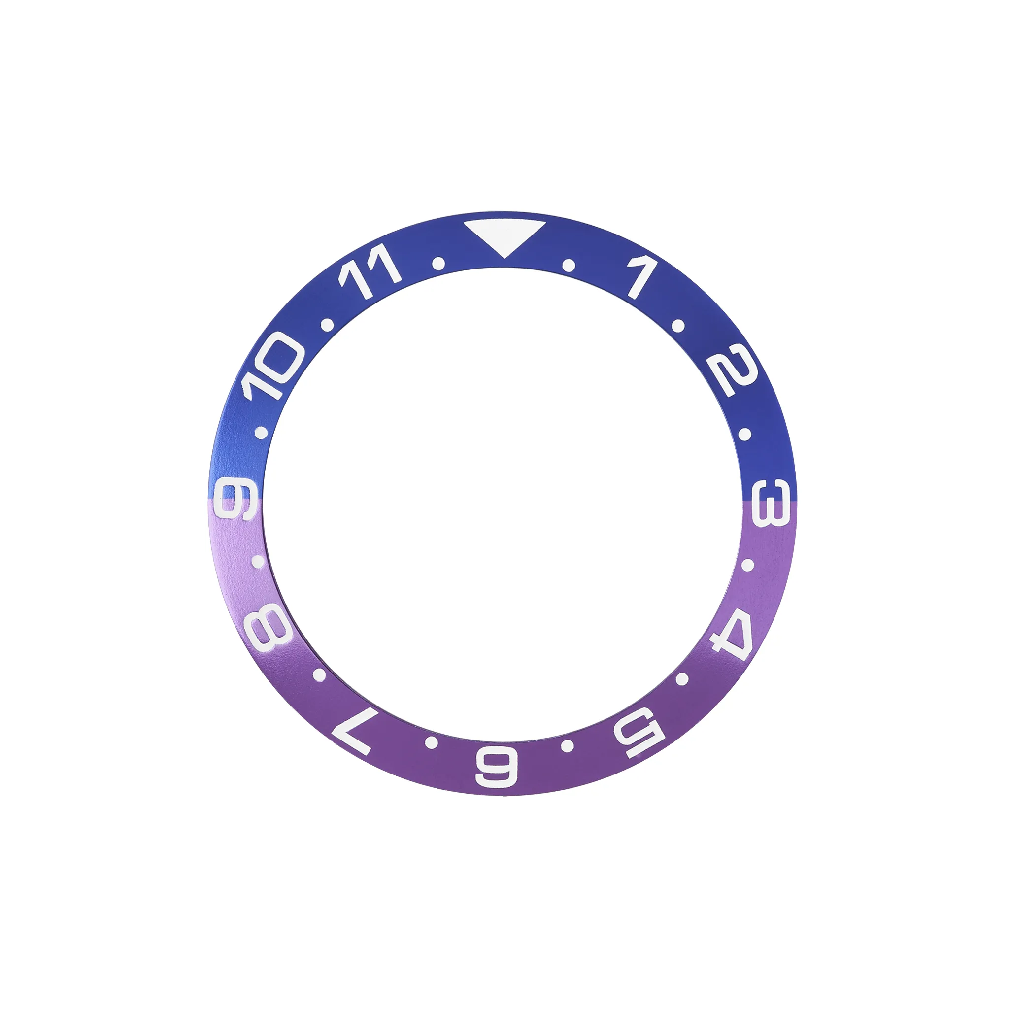 SKX007/SRPD Aluminium Bezel Insert: Dual Time Blue/Purple