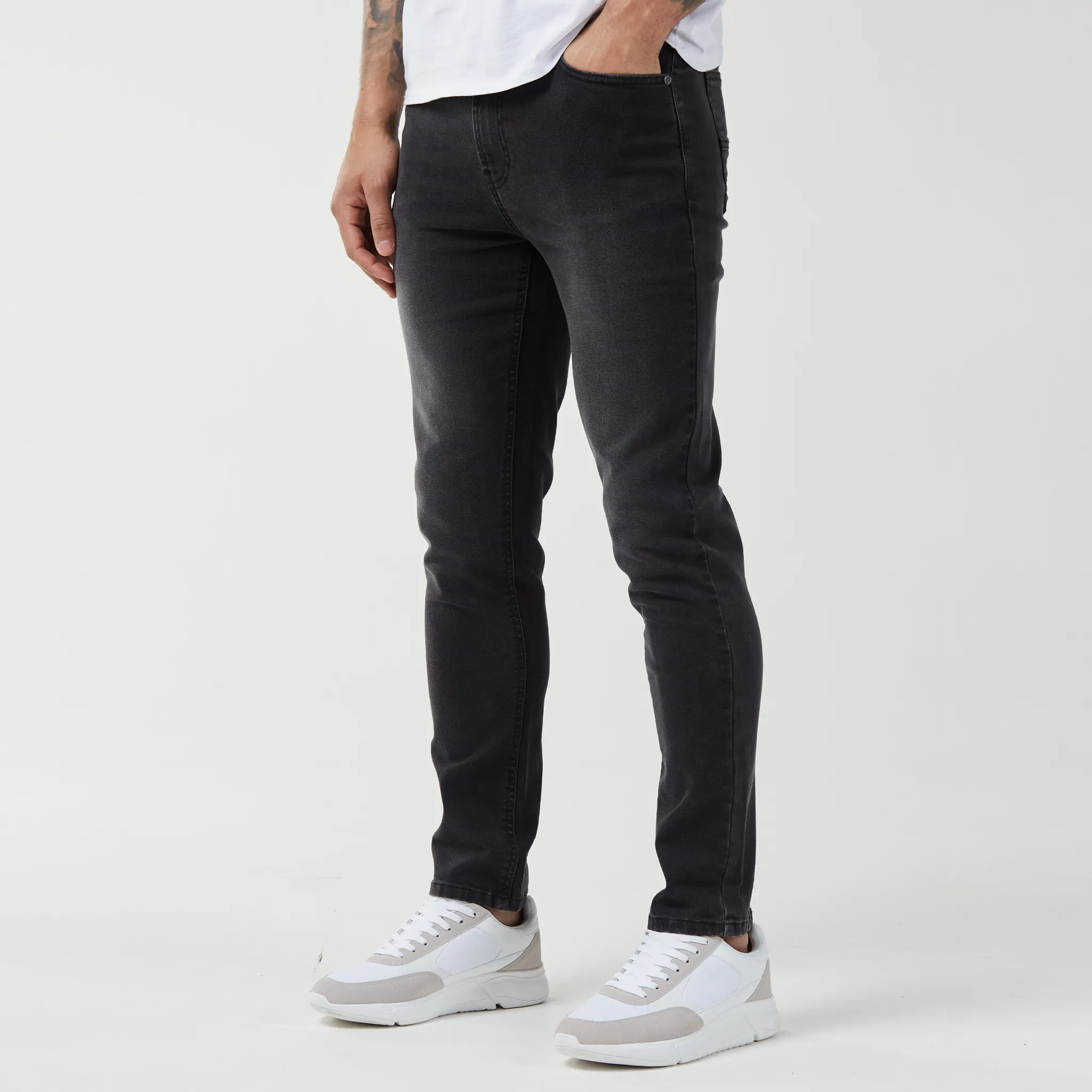 Slim Fit Denim Jean | Grey Wash