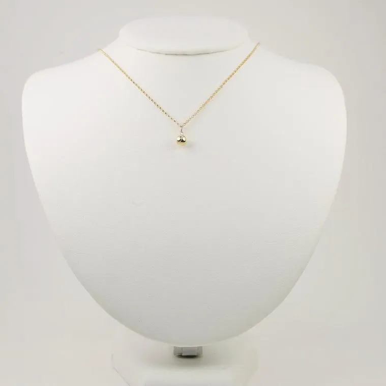 Solid Gold Ball Tennis Necklace