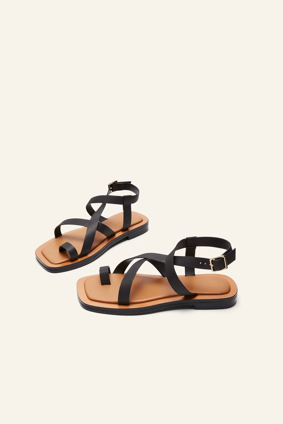 SPARGI SANDAL - BLACK A.EMERY x MATTEAU