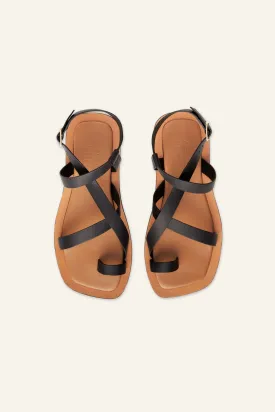 SPARGI SANDAL - BLACK A.EMERY x MATTEAU