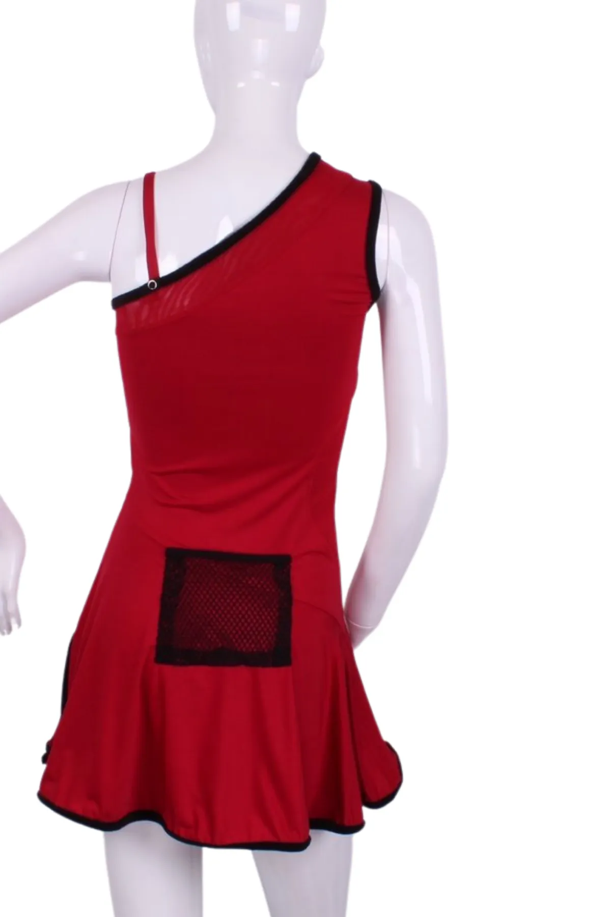 The Charmaine Court To Cocktails Tennis Dress in Red