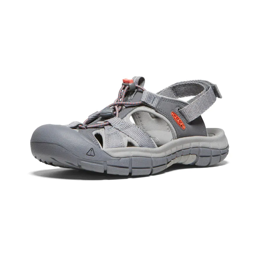 Women's Keen Ravine H2 Sandal Color: Steel Grey / Coral