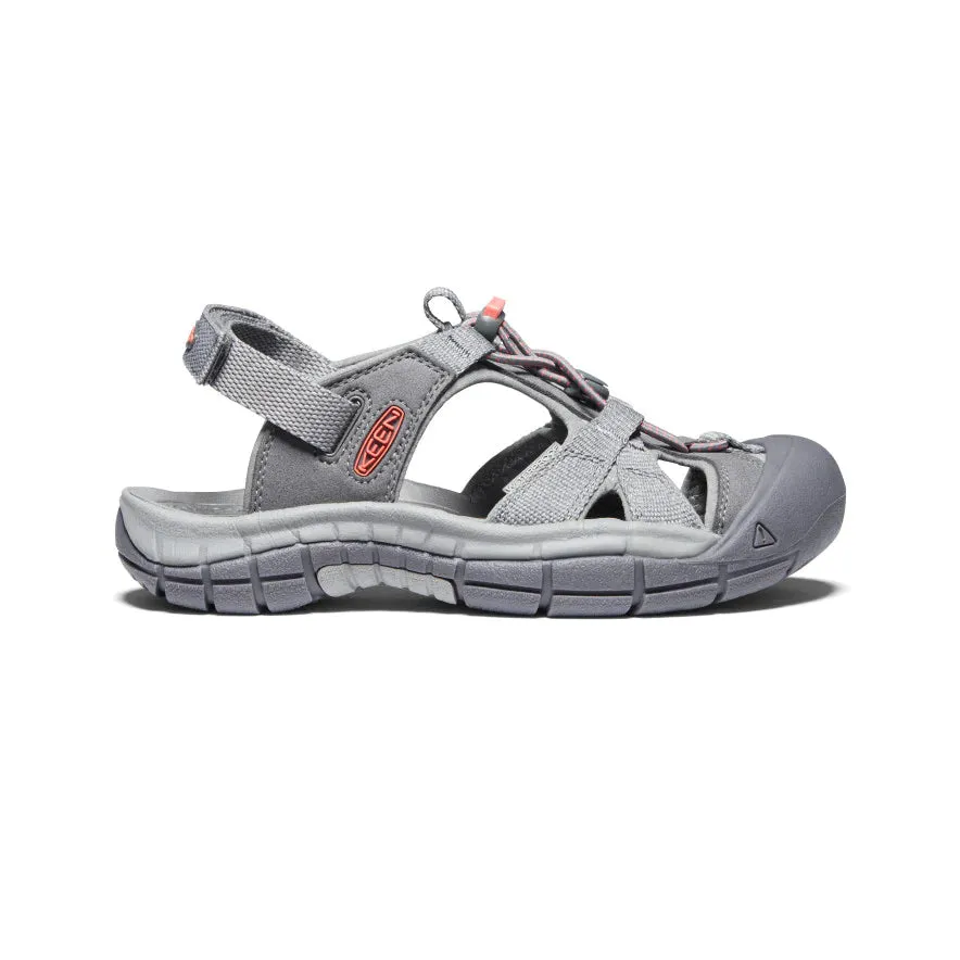 Women's Keen Ravine H2 Sandal Color: Steel Grey / Coral