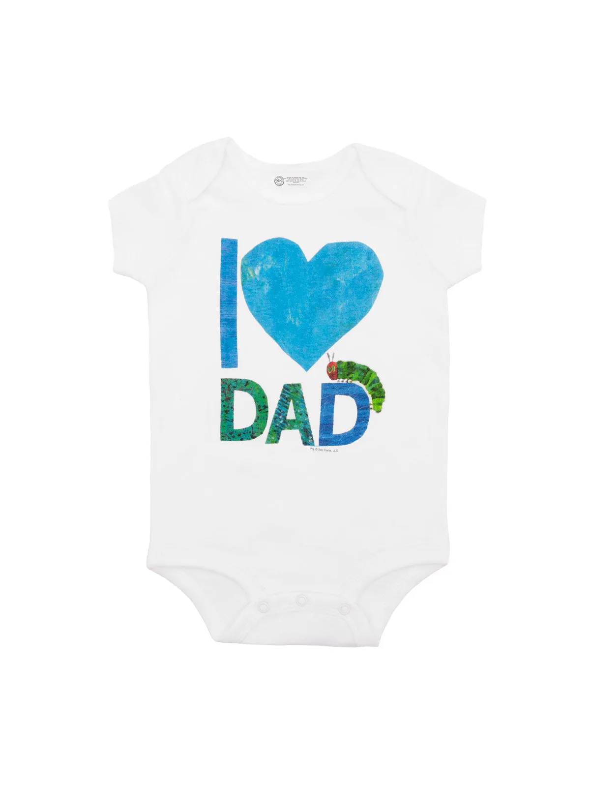 World of Eric Carle I Love Dad with The Very Hungry Caterpillar baby bodysuit