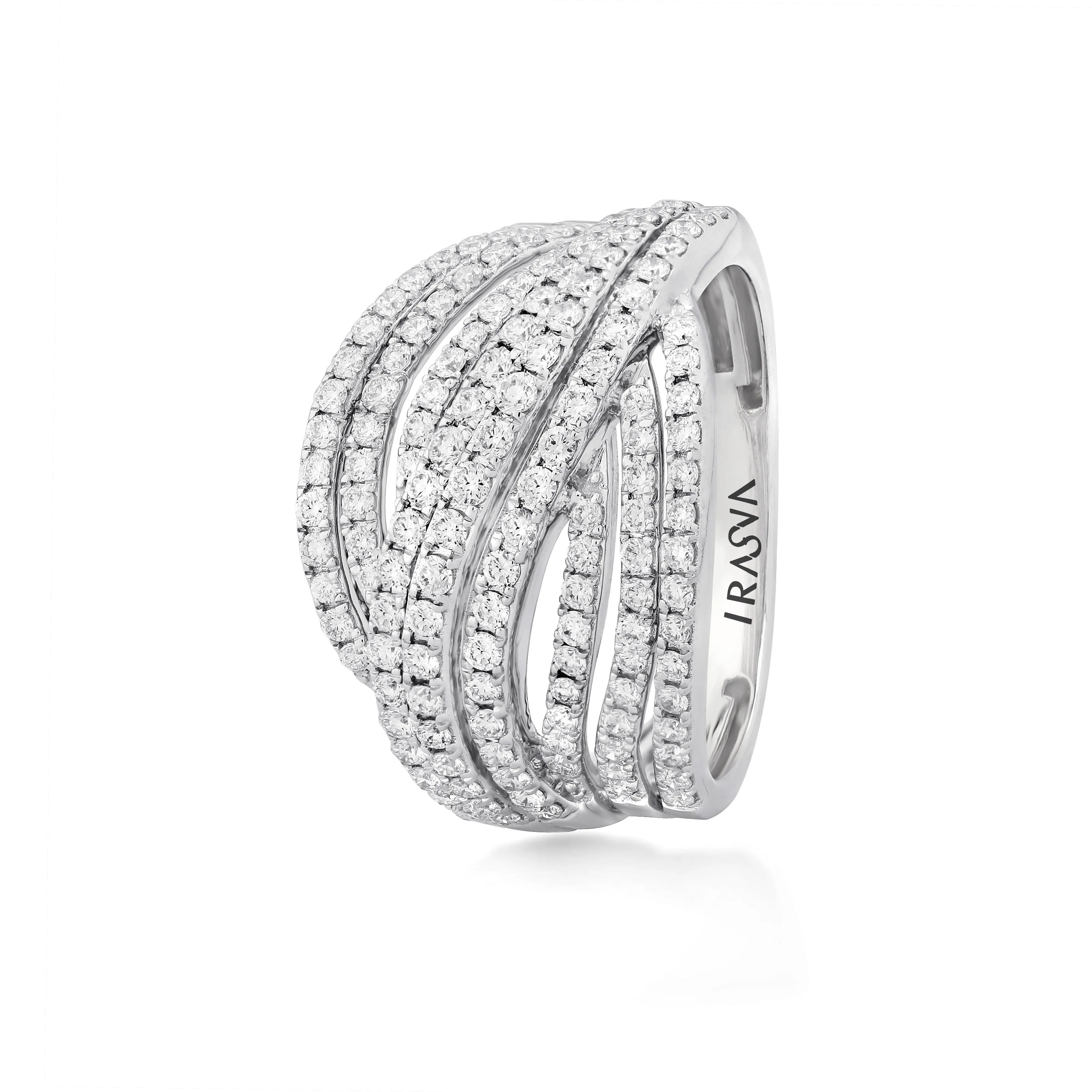 Woven Diamond Ring