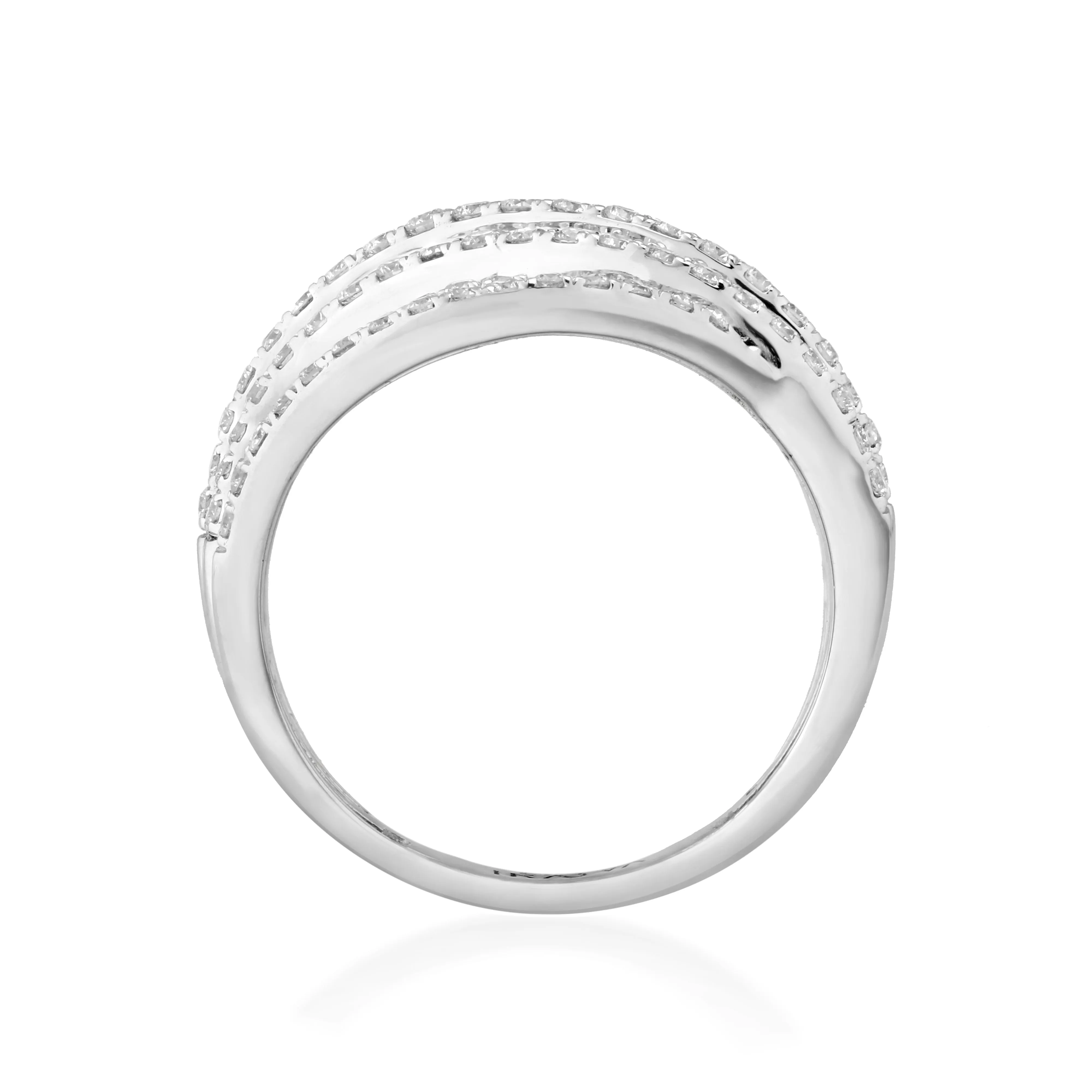 Woven Diamond Ring