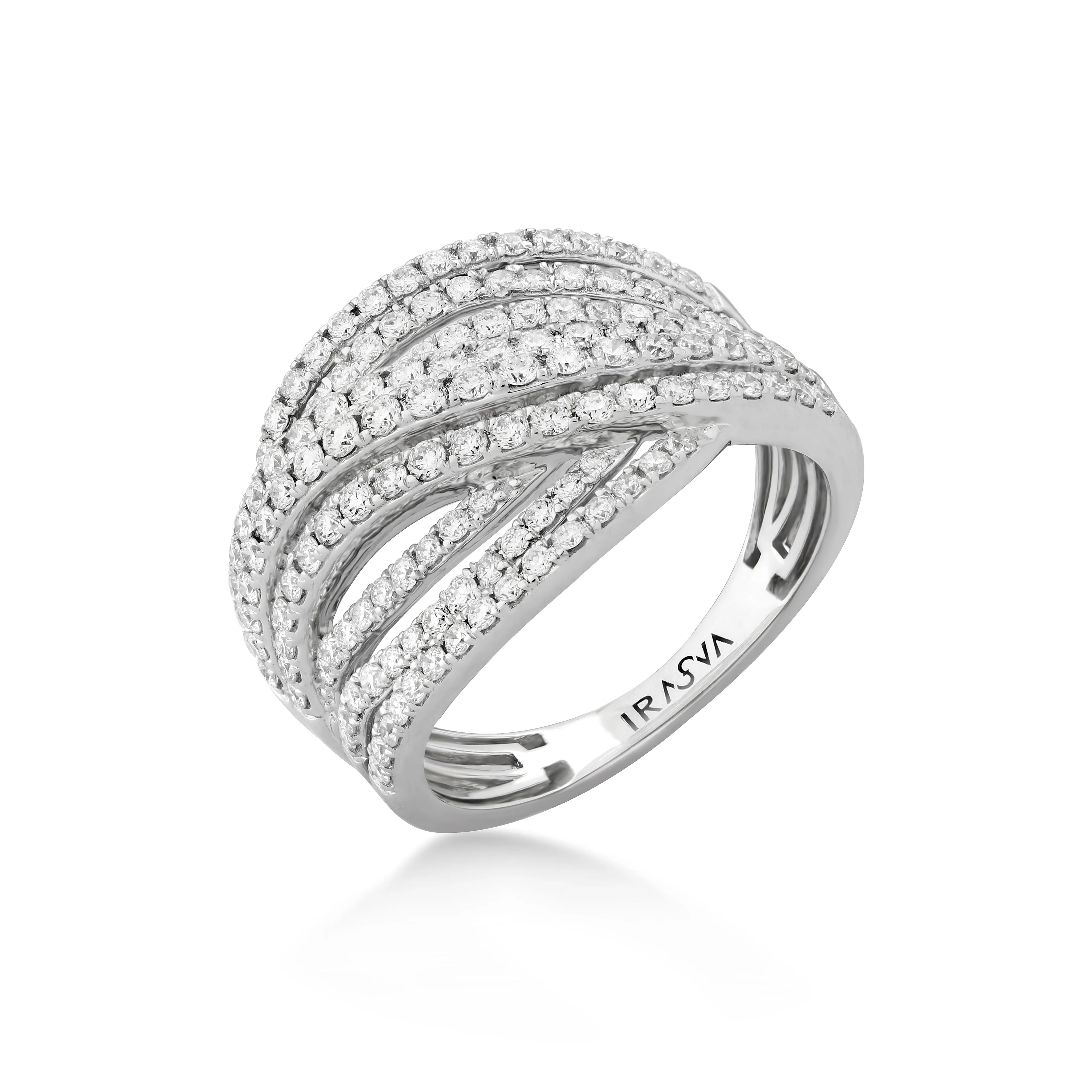 Woven Diamond Ring