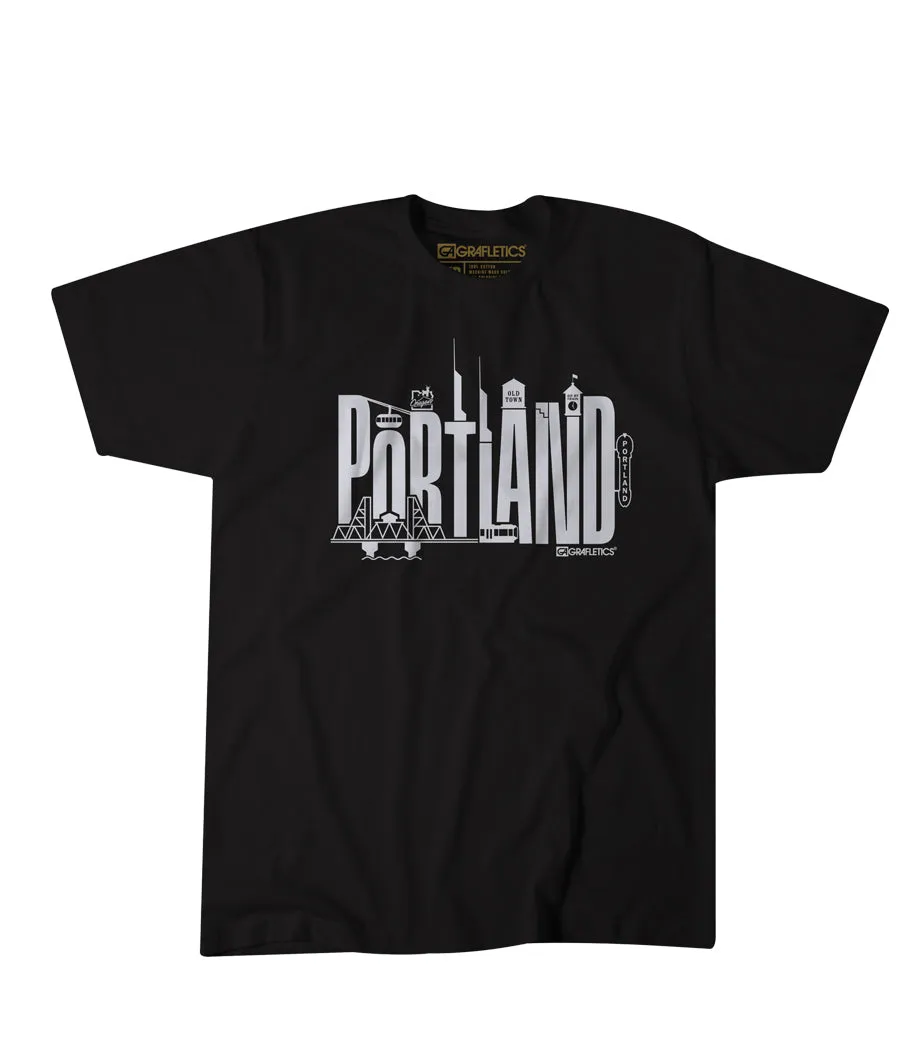 Youth - Portland Skyline Tee - Multiple Colors