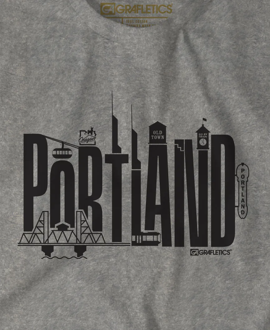 Youth - Portland Skyline Tee - Multiple Colors