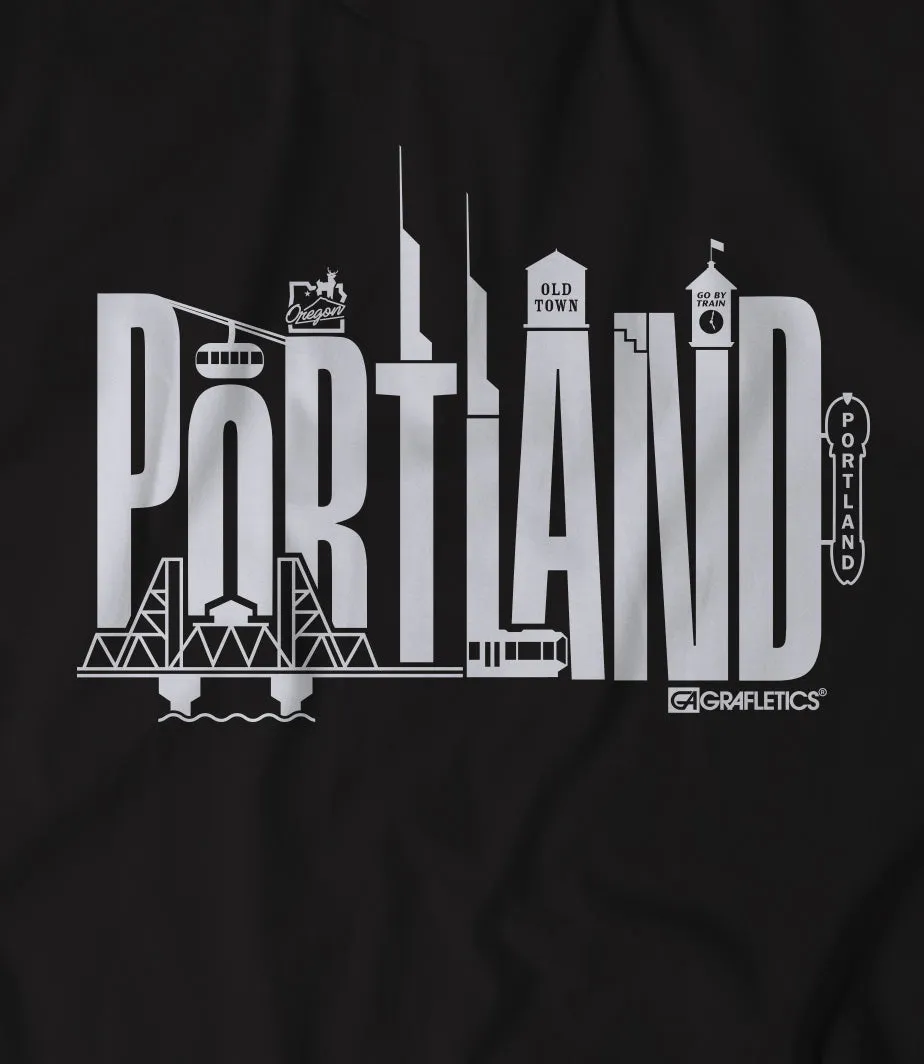 Youth - Portland Skyline Tee - Multiple Colors