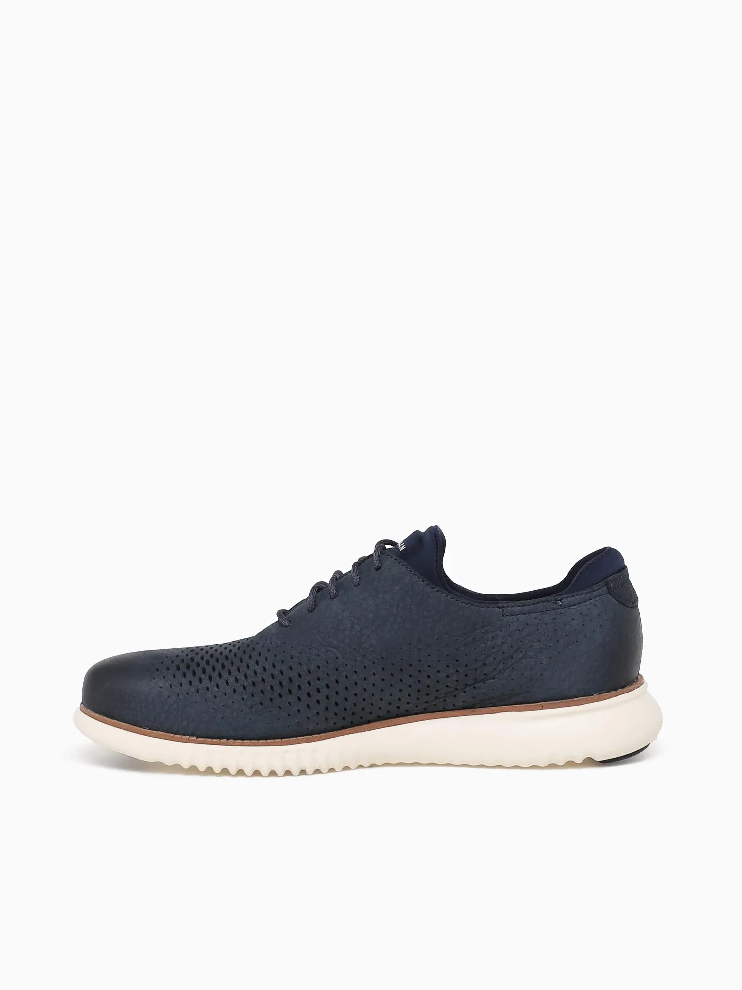 Zerogrand Laser Wing Tip Navy Ivory nbk